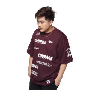 Adyah Street Style Shirt - Burgundy